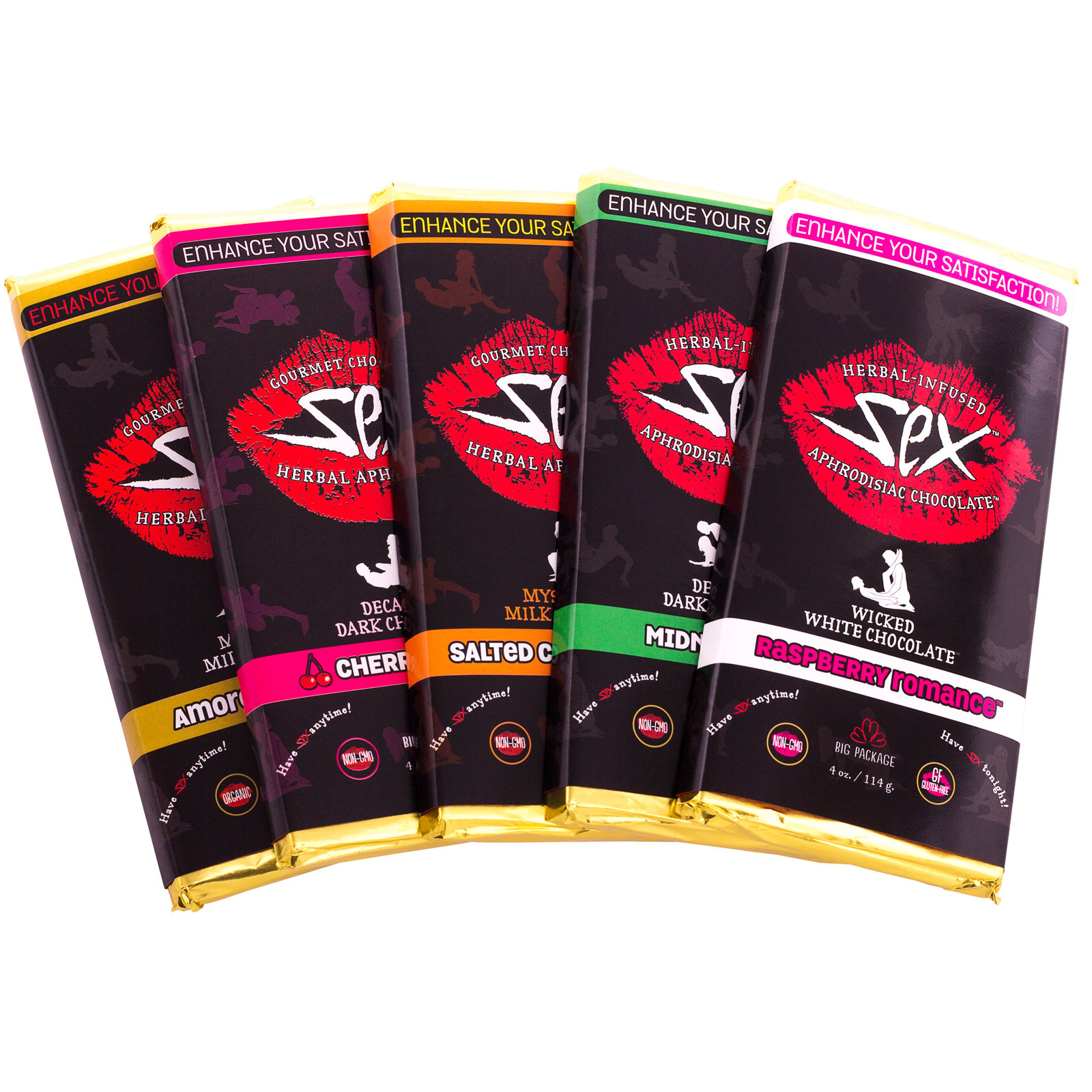 1 Gourmet Aphrodisiac Chocolate Bar 4 oz Choose your flavor